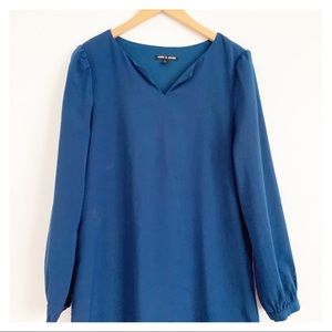 Cable and Gauge Teal a blue Mini Dress Size Medium